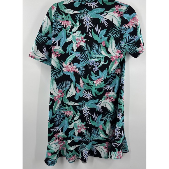 Tommy Bahama Golf Tennis Beach Dress Black‎ Floral L NWOT Pickle ball Vacation - Picture 10 of 11